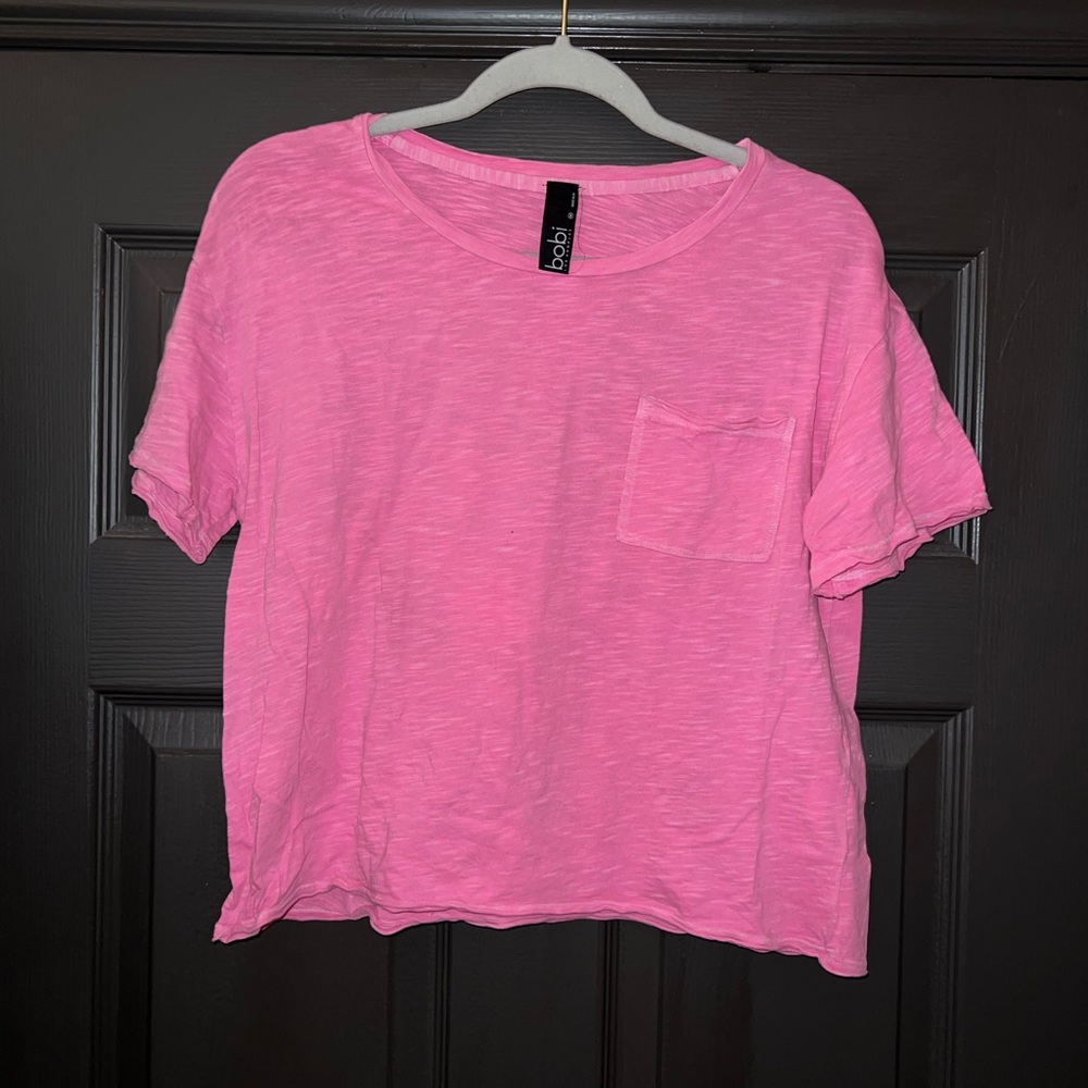 Bobi Boxy Cropped Tee
